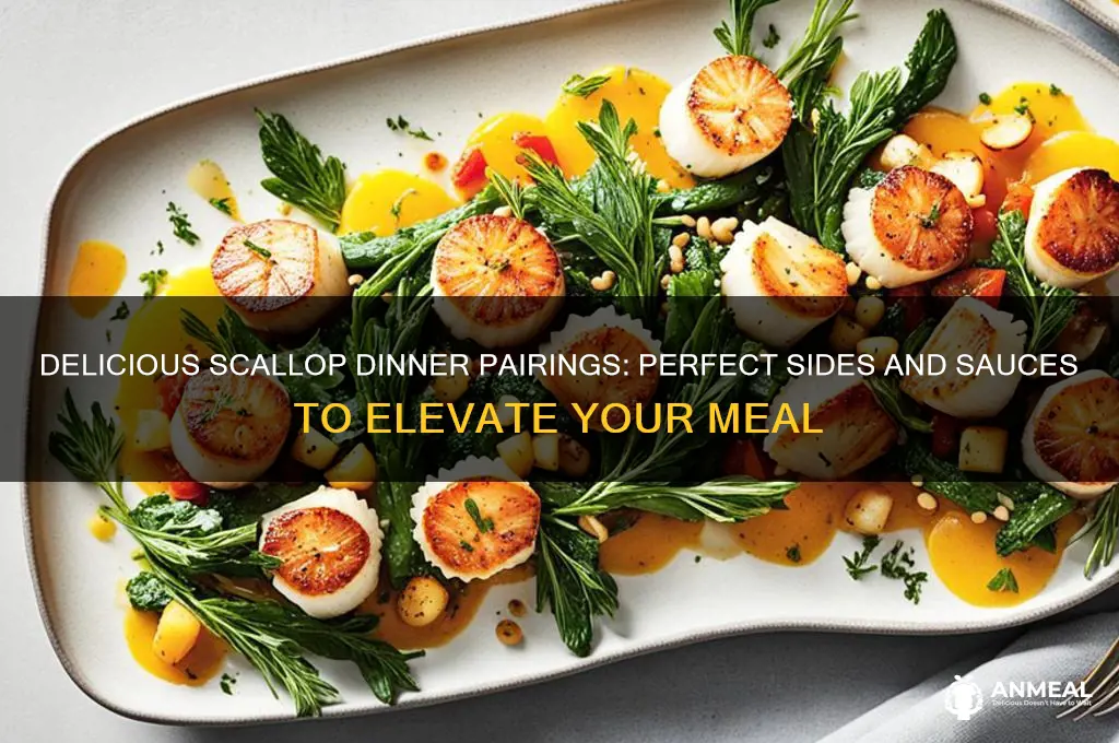 what goes with scallops for dinner