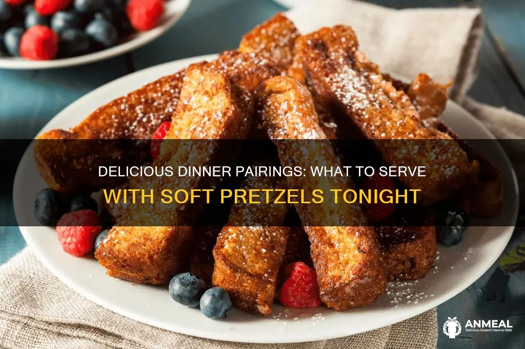 what goes with soft pretzels for dinner