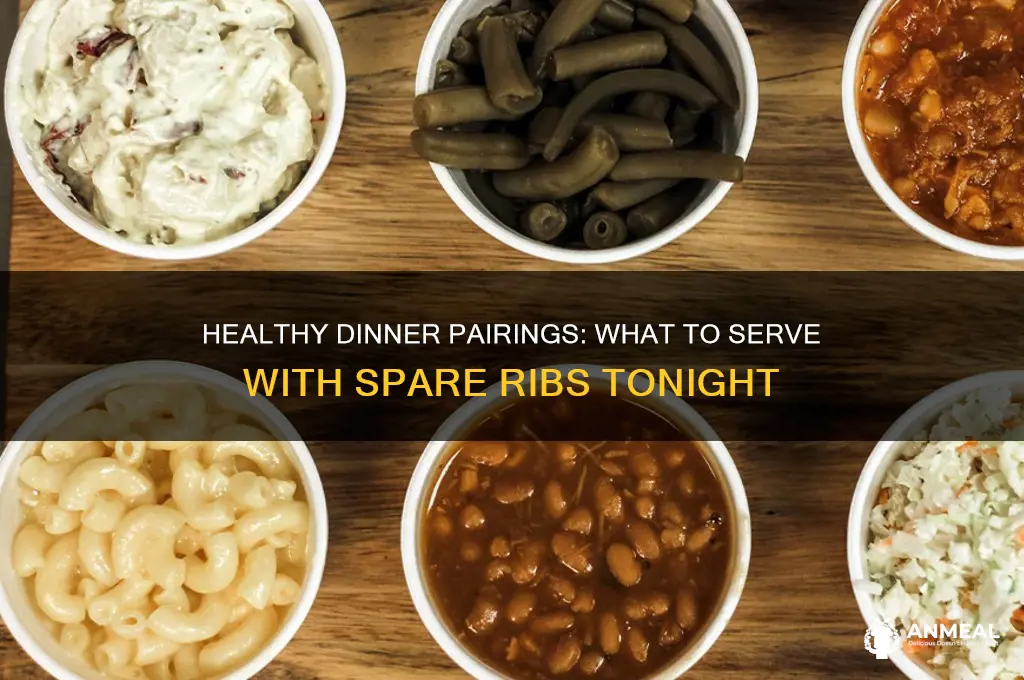 what goes with spare ribs for dinner healthy