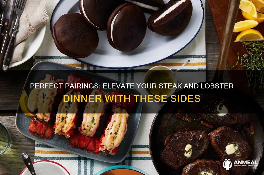 what goes with steak and lobster dinner