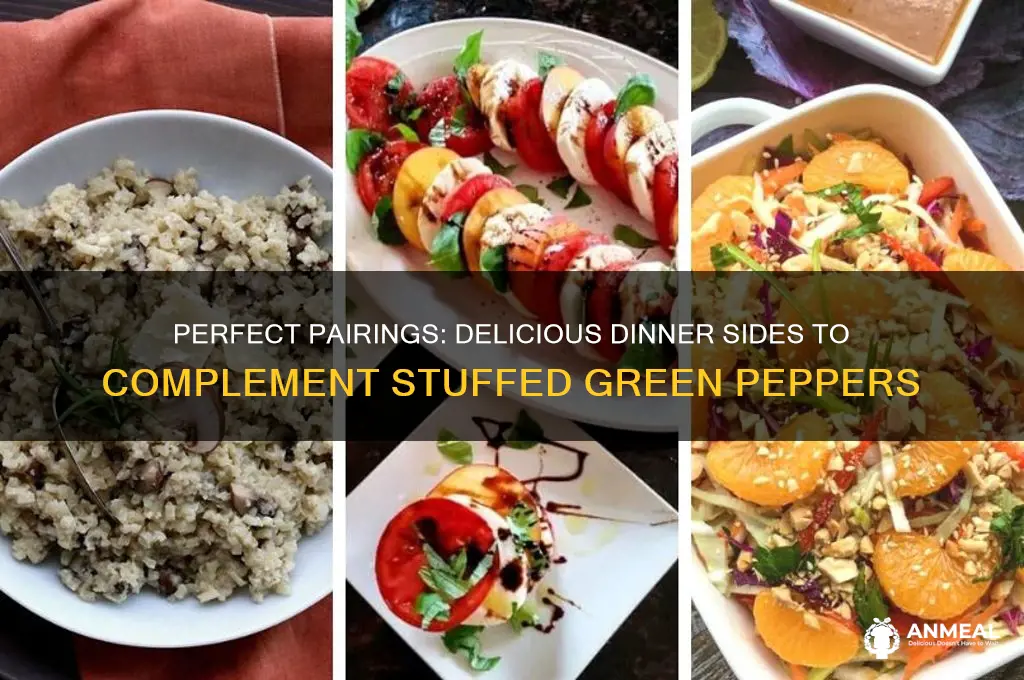 what goes with stuffed green peppers for dinner