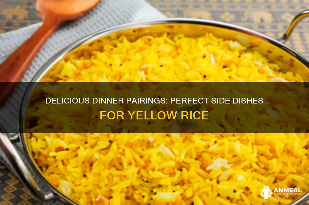 what goes with yellow rice for dinner