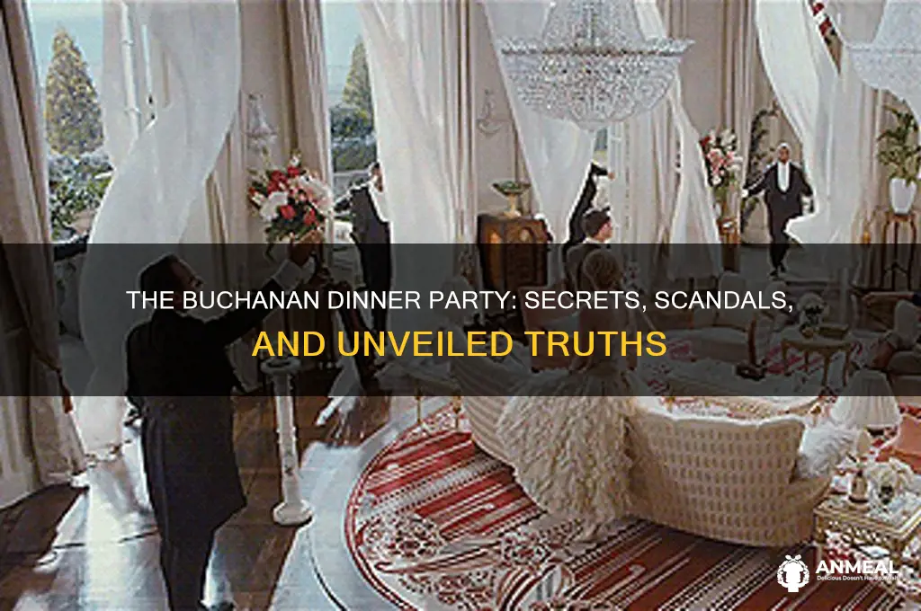 what happed at the dinner party at the buchanans