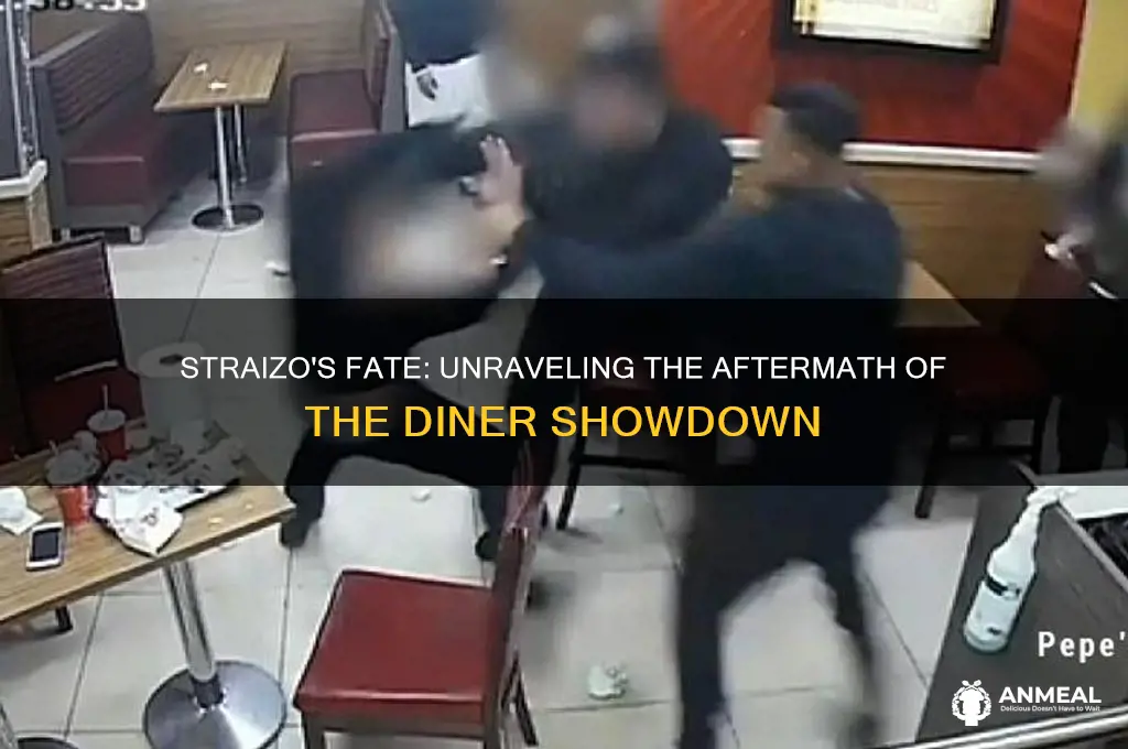 what happen to straizo after the fight in htje dinner