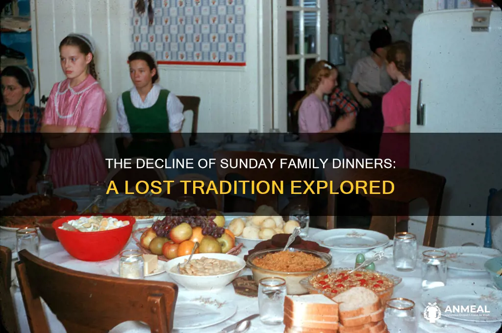what happend to the sunday family dinner