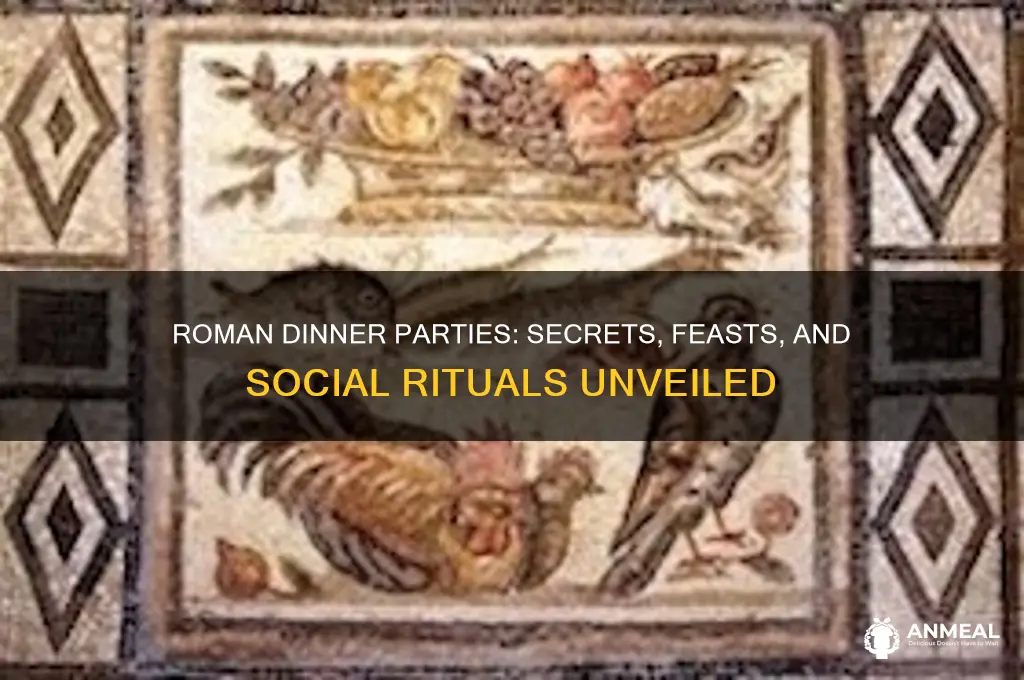 what happened at a roman dinner party