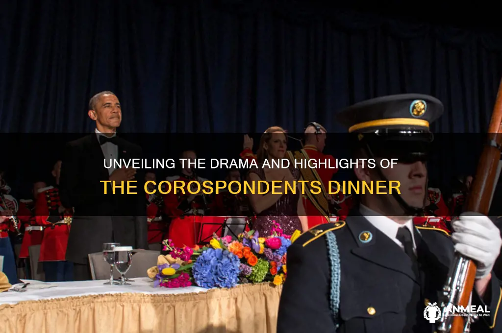 what happened at corospondents dinner