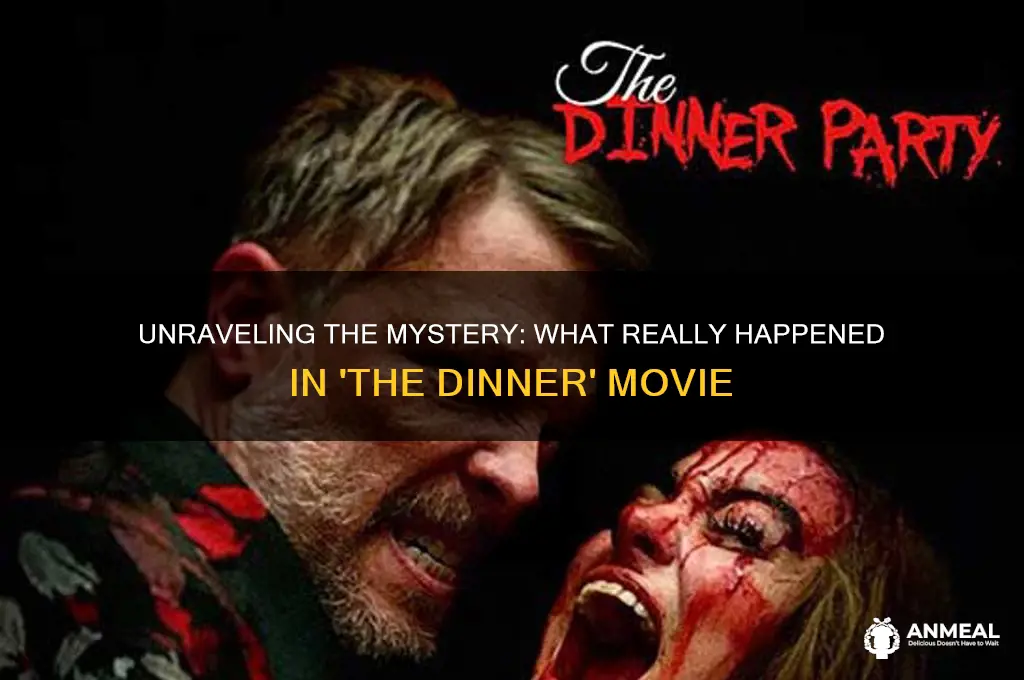 what happened in the dinner movie