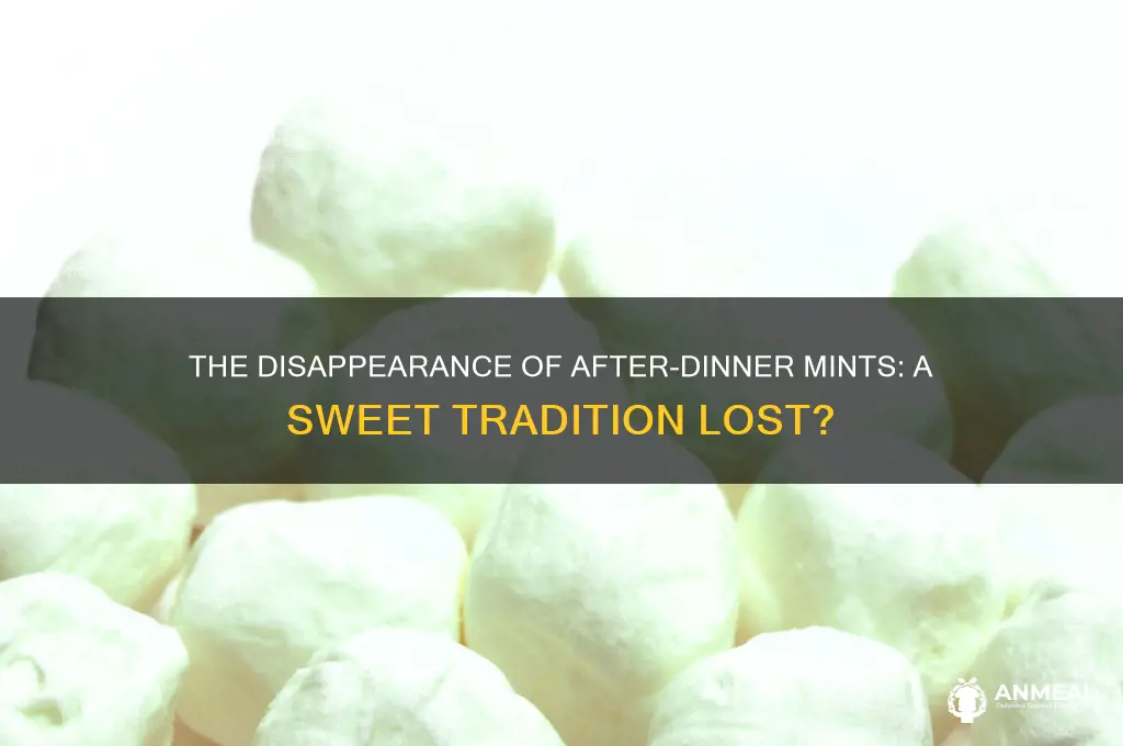 what happened to after dinner mints
