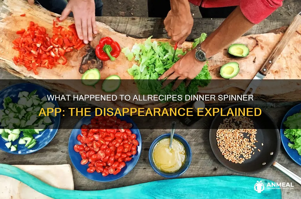what happened to allrecipes dinner spinner app