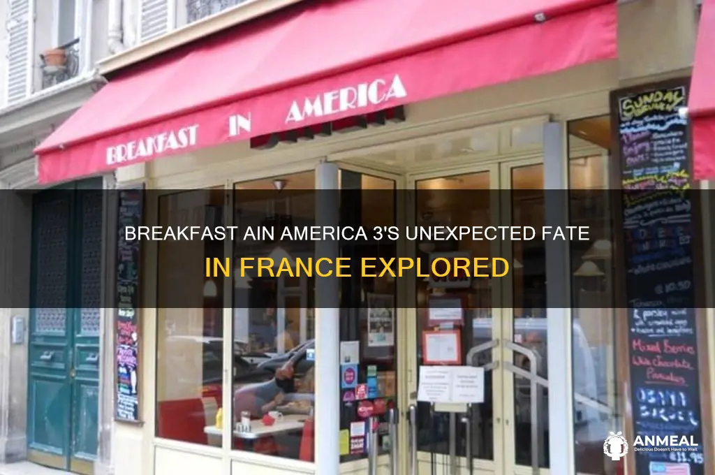 what happened to breakfast ain america 3 in france