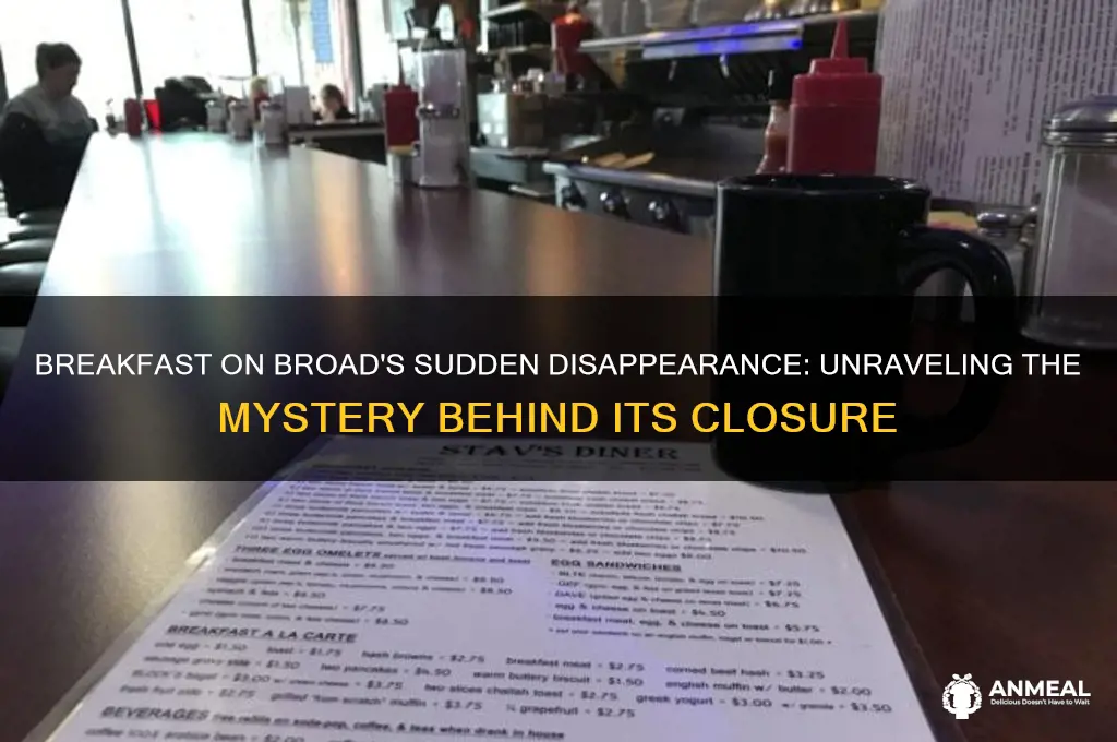 what happened to breakfast on broad