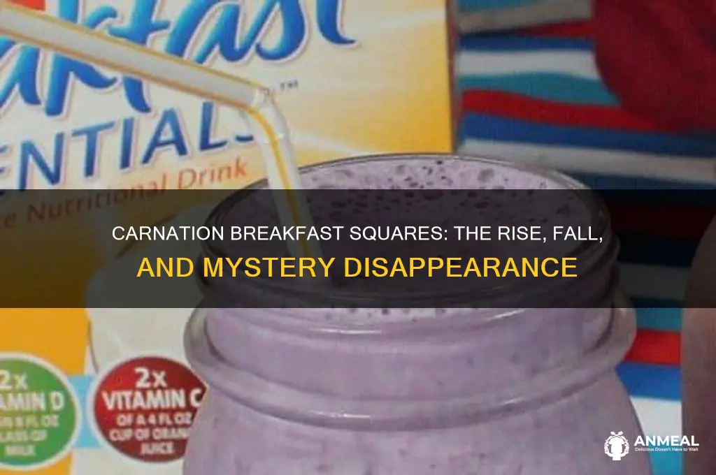 what happened to carnation breakfast squares