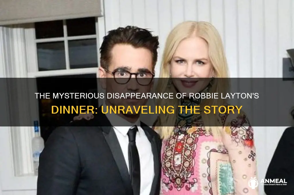 what happened to dinner on robbie layton