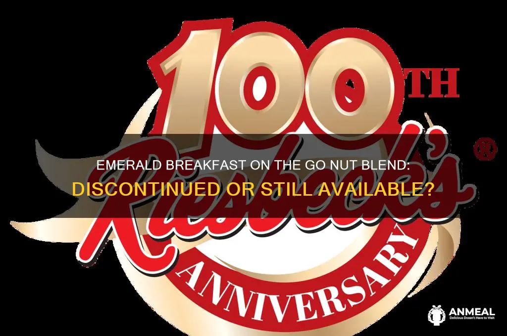 what happened to emerald breakfast on the go nut blend
