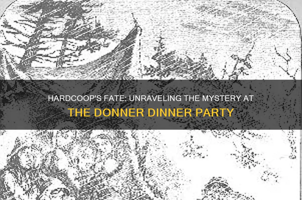 what happened to hardcoop in the donner dinner party