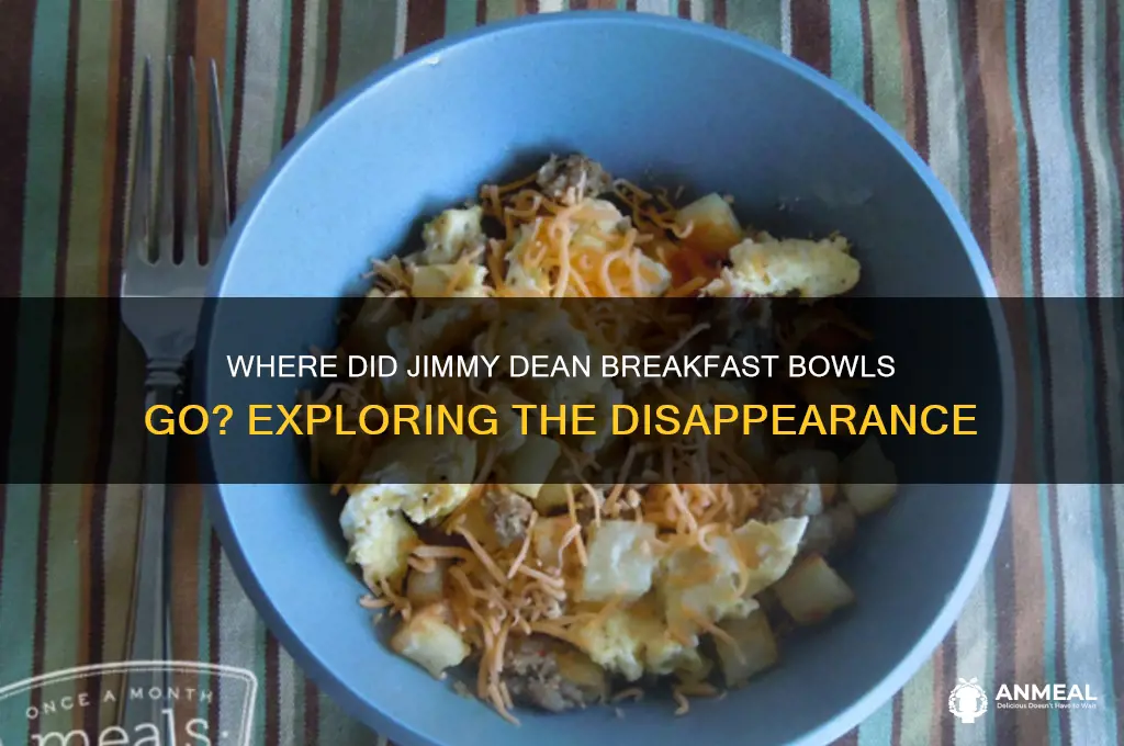 what happened to jimmy dean breakfast bowls