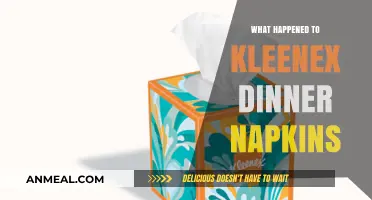 Why Did Kleenex Discontinue Their Popular Dinner Napkins?