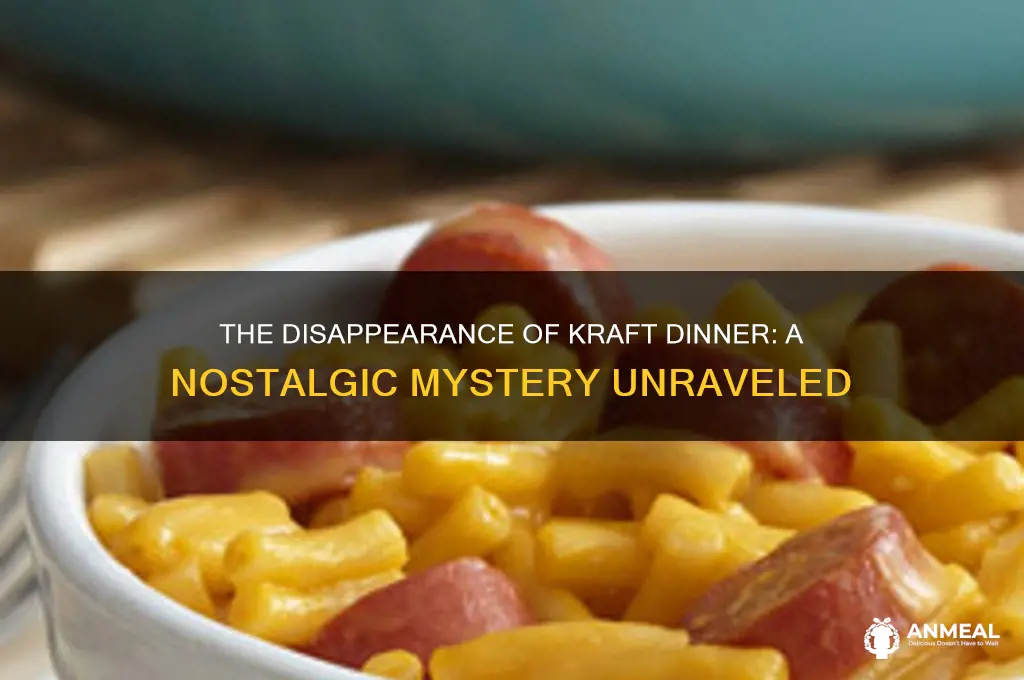 what happened to kraft dinner