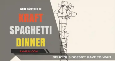 The Disappearance of Kraft Spaghetti Dinner: A Nostalgic Mystery Unraveled