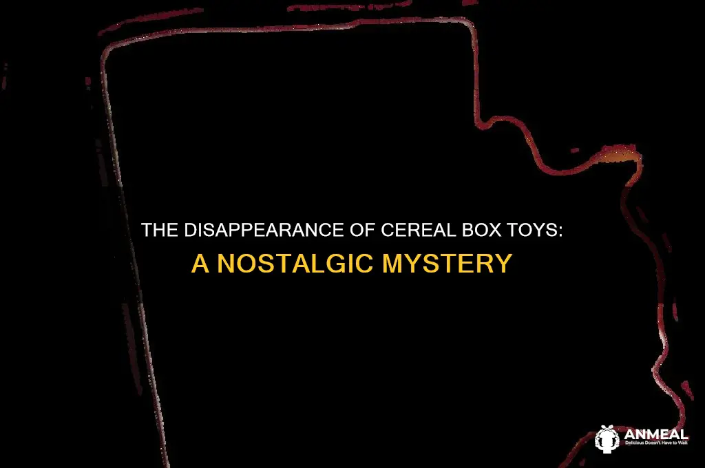 what happened to toys in breakfast cereals