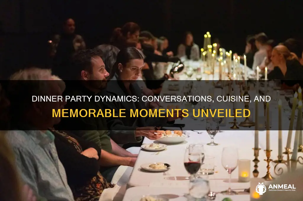 what happens at a dinner party