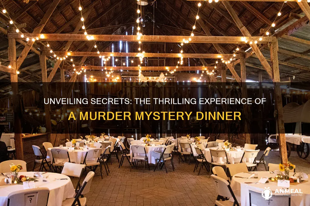 what happens at a murder myster dinner