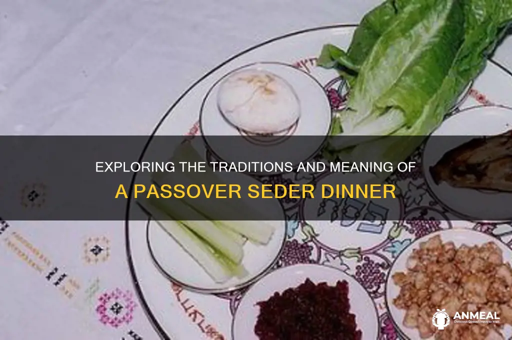 what happens at a seder dinner