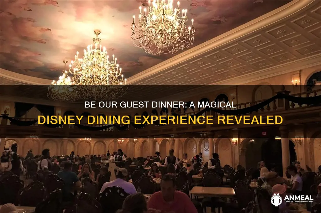 what happens at be our guest dinner