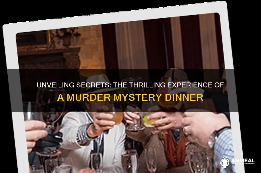 what happens at murder mystery dinner