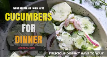 Cucumber-Only Dinner: Nutritional Impact, Benefits, and Potential Risks Explained