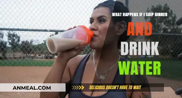 Skipping Dinner and Drinking Water: Effects on Health and Energy Levels
