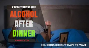 Post-Dinner Drinks: Alcohol's Impact on Digestion and Sleep Quality