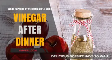 Post-Dinner Apple Cider Vinegar: Benefits, Risks, and Digestive Impact