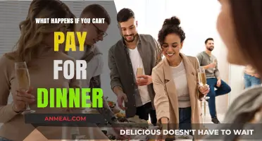 Dining Dilemma: Consequences of Being Unable to Pay for Dinner