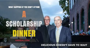 Skipping Scholarship Dinners: Consequences and Impact on Your Award Status