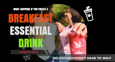 Freezing Breakfast Essentials: What Happens to Your Drink?