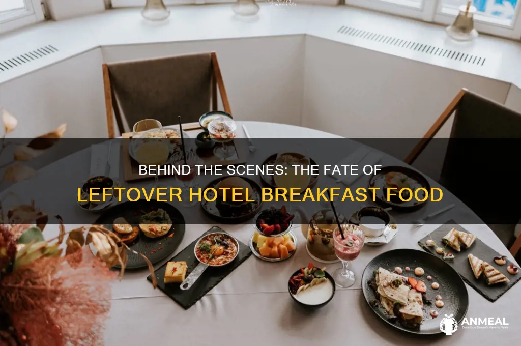 what happens to leftover hotel breakfast food