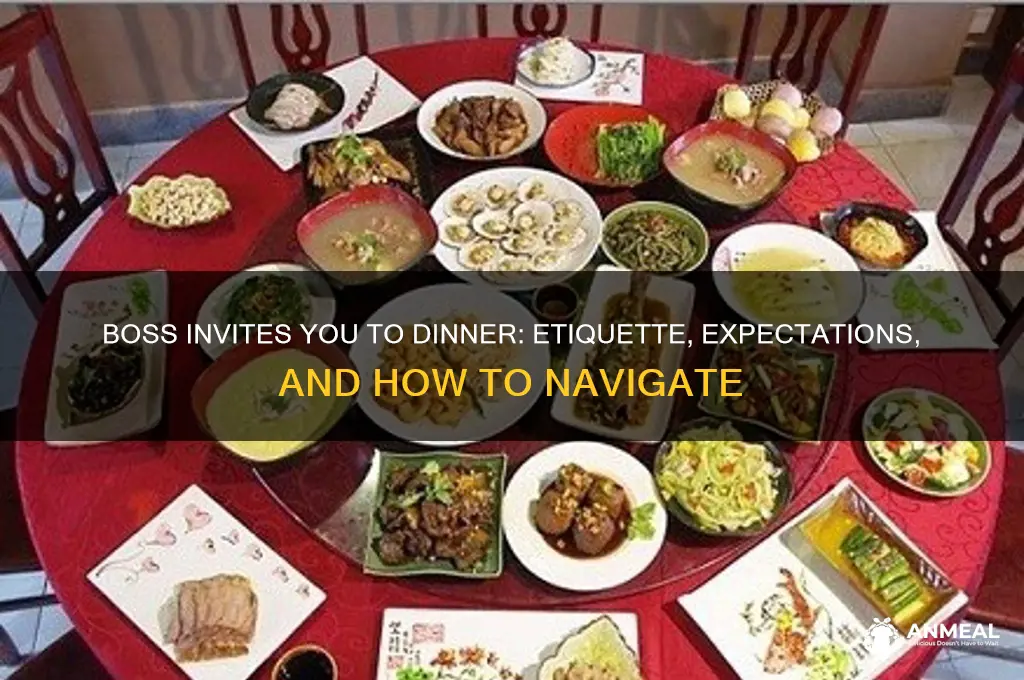 what happens when boss invites to dinner