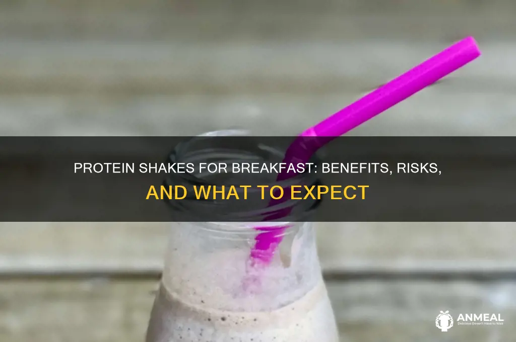 what happens when you start having protein shakes for breakfast