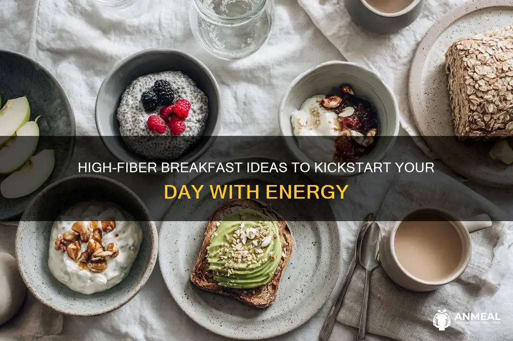 what has a lot of fiber for breakfast
