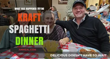 The Disappearance of Kraft Spaghetti Dinner: A Nostalgic Mystery
