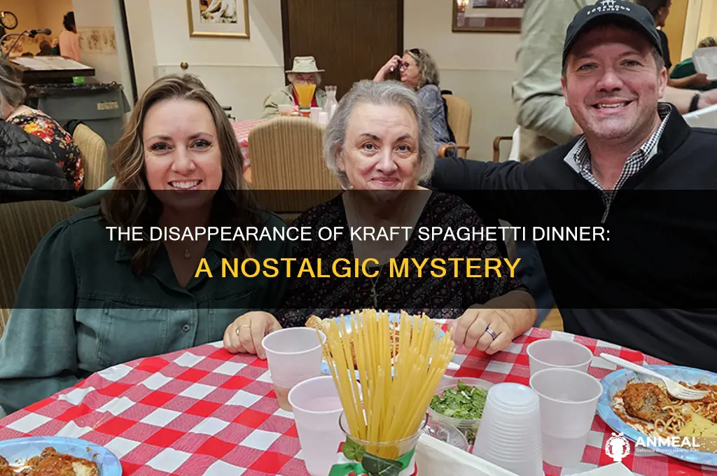 what has happened to the kraft spaghetti dinner