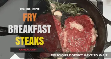 Perfect Pan-Fried Breakfast Steaks: Ideal Heat for Juicy Results