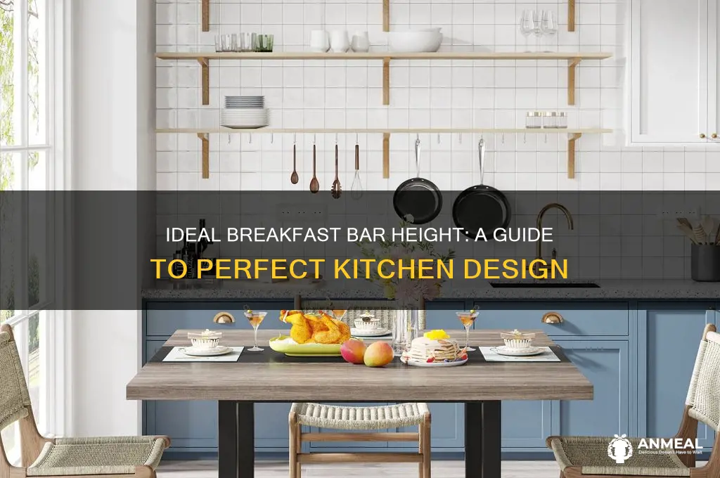 what height is a breakfast bar