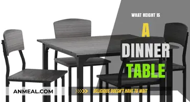 Choosing the Perfect Dinner Table Height for Comfort and Style