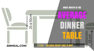 Standard Dinner Table Height: Finding the Perfect Fit for Comfort