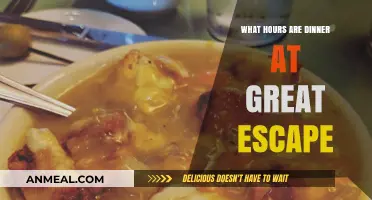 Dinner Hours at Great Escape: When to Enjoy Your Meal