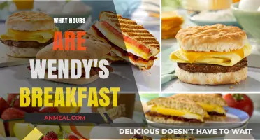 Wendy's Breakfast Hours: When to Enjoy Your Morning Meal