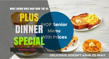 IHOP's 55+ Dinner Special Hours: When to Enjoy Discounted Meals